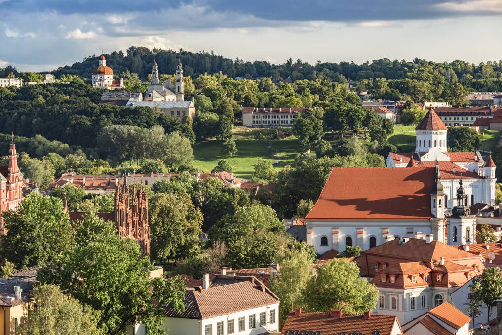 Almost half of Vilnius is covered by parks, public squares and forests. Picture: Getty Images