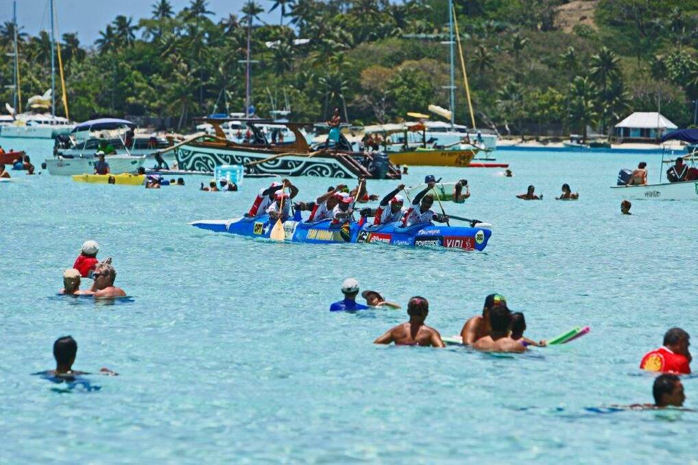 Hawaiki Nui Va'a race. Picture: Steve Dickinson