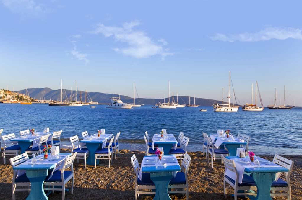 Beachside dining. Picture: Getty Images