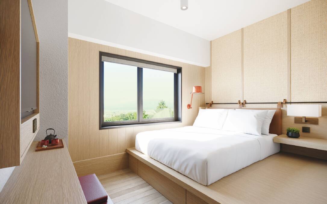 Inside the pared-back rooms. Inside the pared-back rooms.