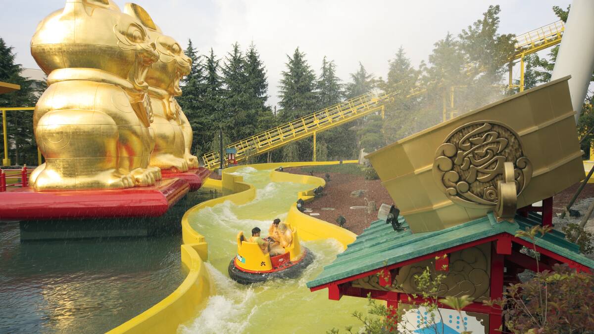 A ride at Fuji-Q Highland.
