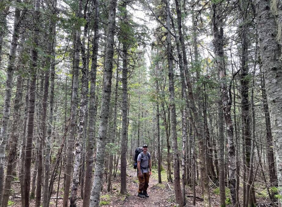 Jonathan Bergeron on the Massif de Charlevoix. Jonathan Bergeron on the Massif de Charlevoix.