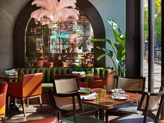 Stylish interiors at Alpana. Picture by Choose Chicago