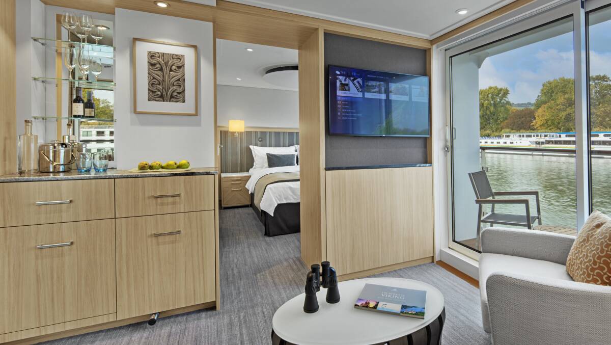 A Longship verandah suite. A Longship verandah suite.
