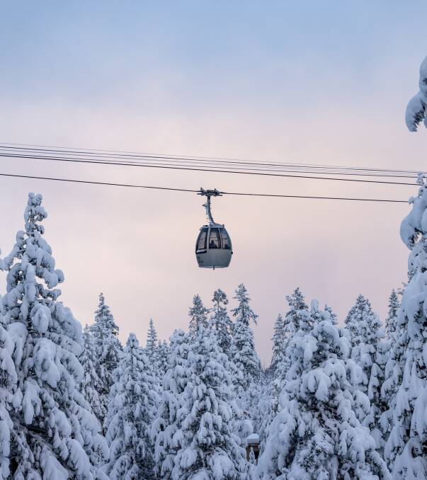 Mammoth Lakes ski lift.