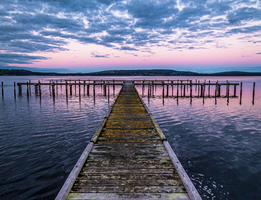 Into the beyond: Lower King jetty, Oyster Harbour. Picture: Geoff Dickson, www.navigatorphotografix.com