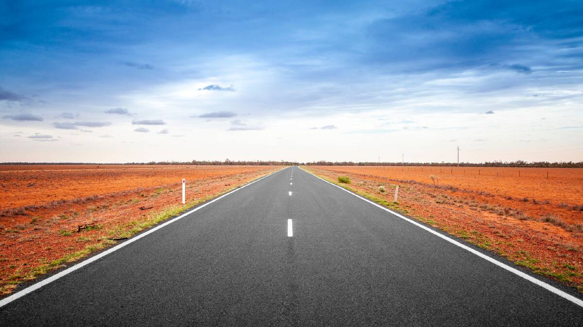 A road trip through the red outback.