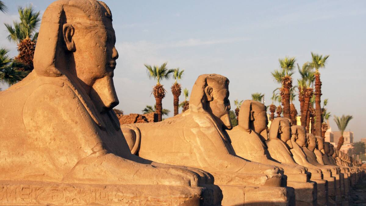 Avenue of the Sphinxes. Picture: Shutterstock Avenue of the Sphinxes. Picture: Shutterstock