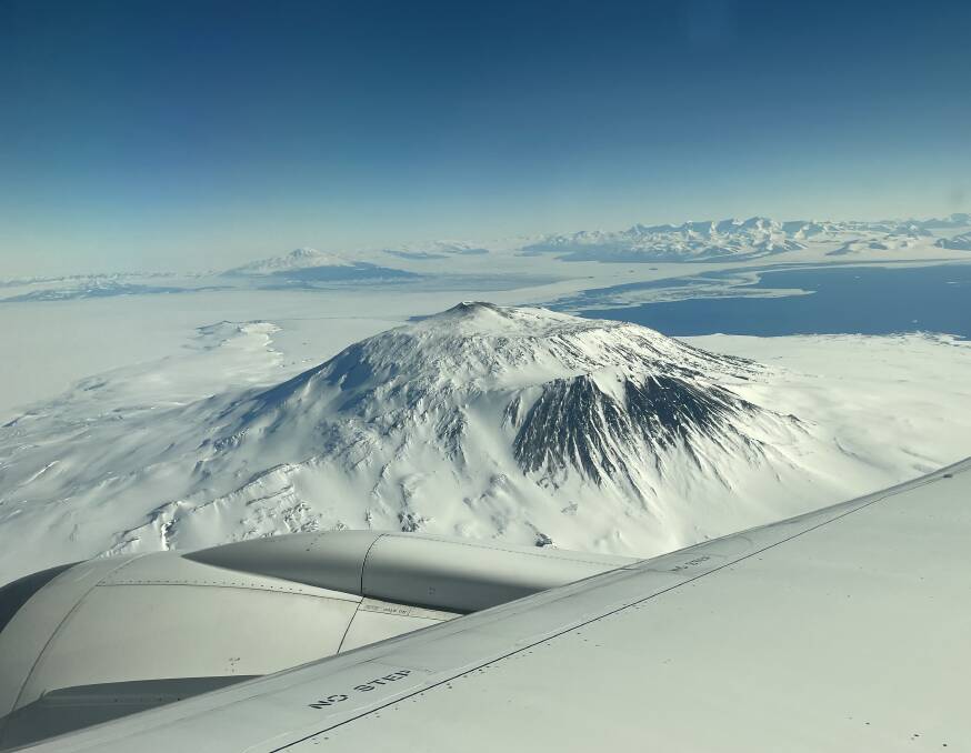 Mount Erebus. Picture: Sarah Maguire Mount Erebus. Picture: Sarah Maguire