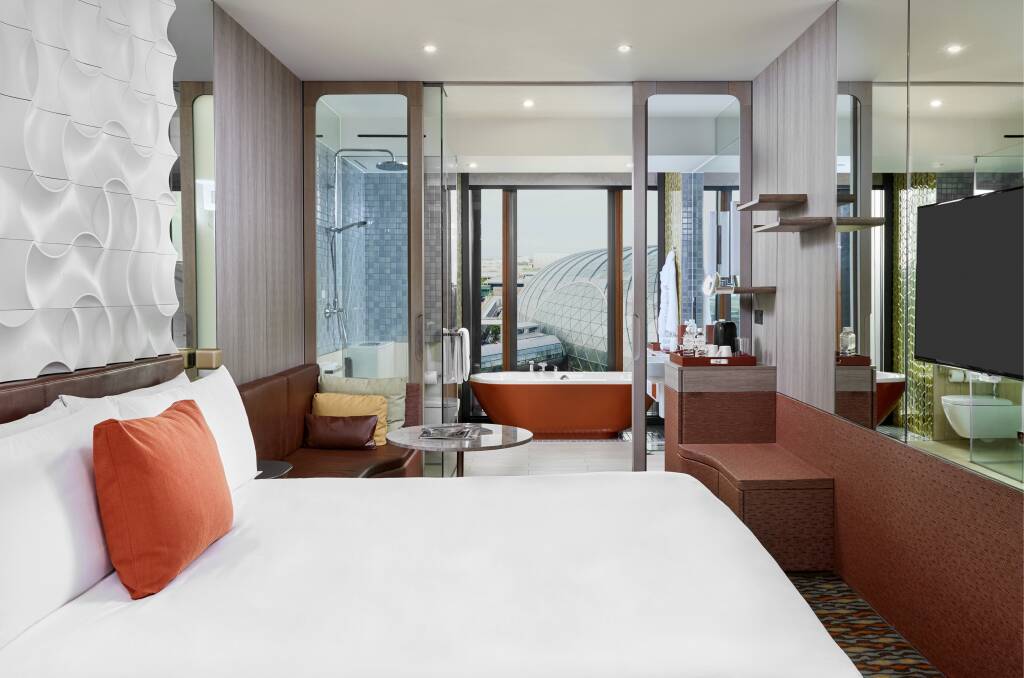 A room with a view. A room with a view.
