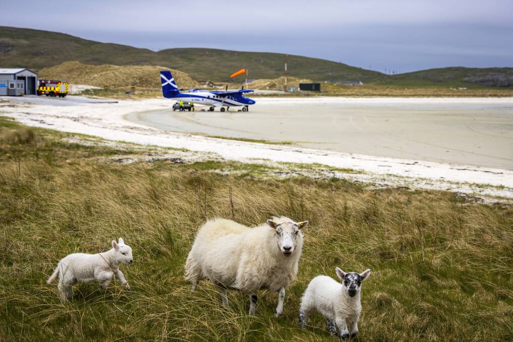 Barra Airport, Scotland. Barra Airport, Scotland.