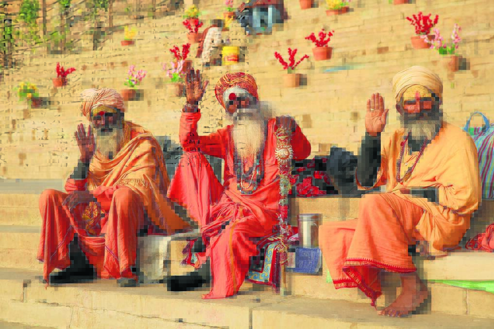 The colourful sadhus of Varanasi. Picture by Shutterstock The colourful sadhus of Varanasi. Picture by Shutterstock