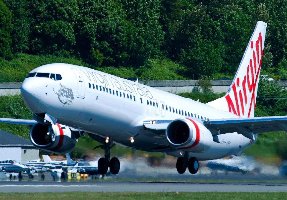 A Virgin Australia flight.