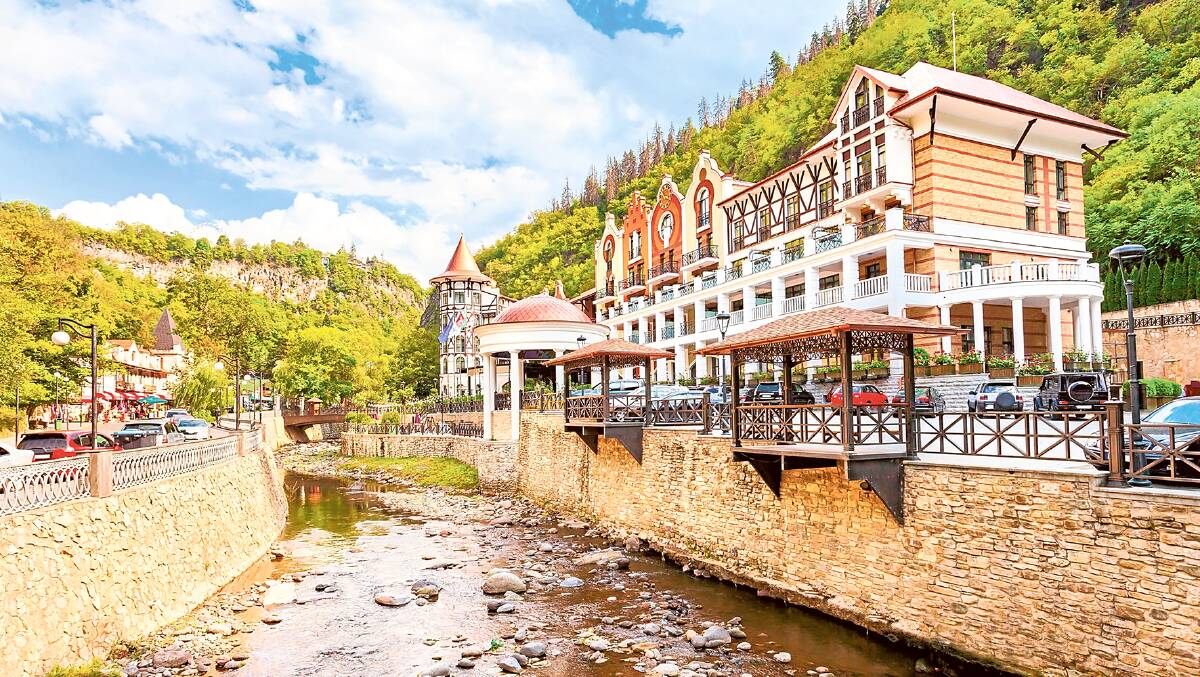 Borjomula river in Borjomi town. Picture by Shutterstock
