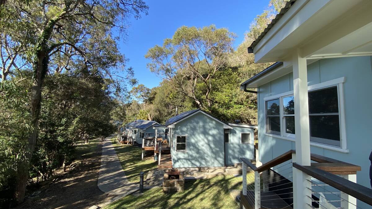 A row of 1950s cottages.