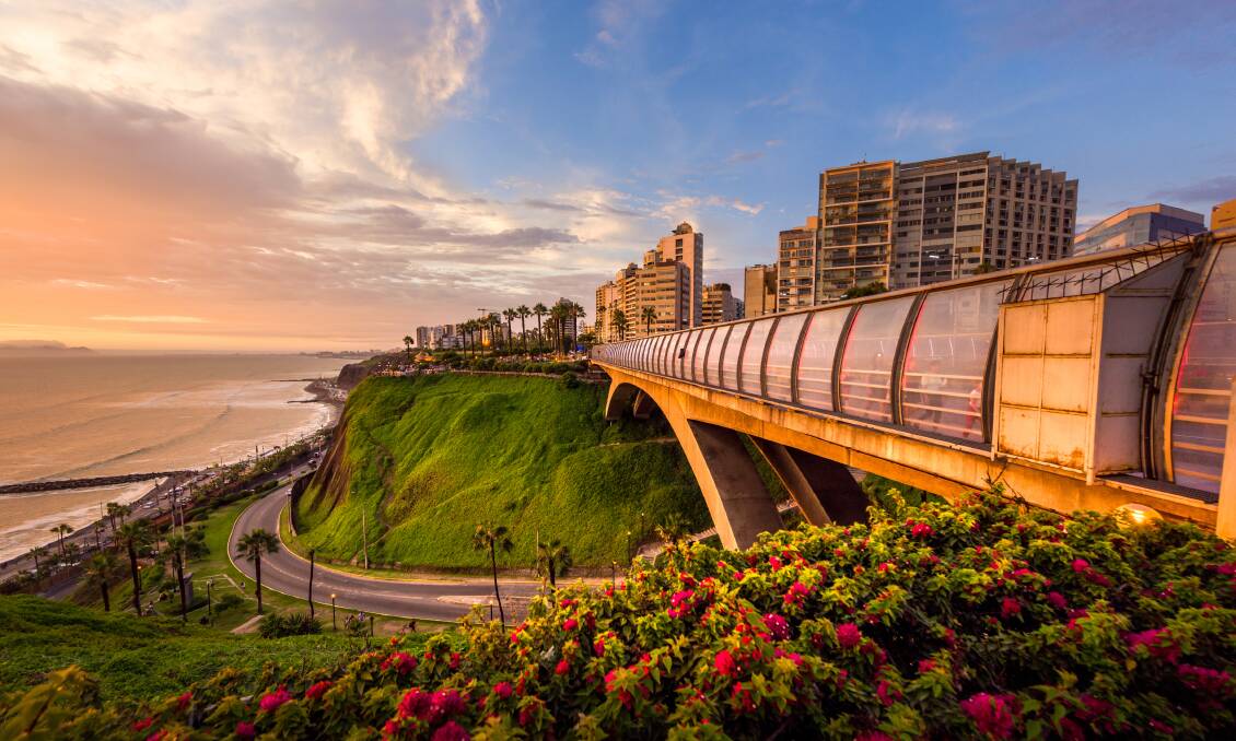 Lima sunset. Picture: Getty Images Lima sunset. Picture: Getty Images