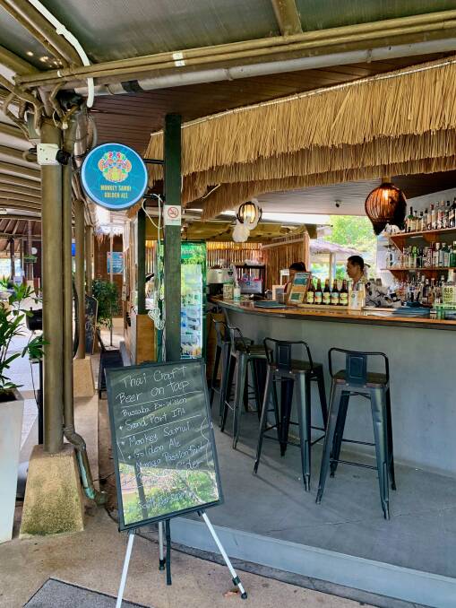 Tropical resort vibes at Samui International Airport, Koh Samui, Thailand. Picture: Amy Cooper Tropical resort vibes at Samui International Airport, Koh Samui, Thailand. Picture: Amy Cooper