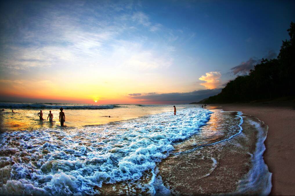 From top: Sunset swimming in Nosara. Picture: Shutterstock From top: Sunset swimming in Nosara. Picture: Shutterstock