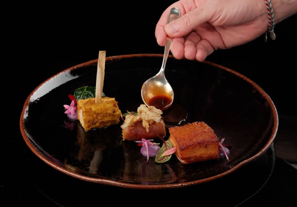 Food at Raffles Bali.