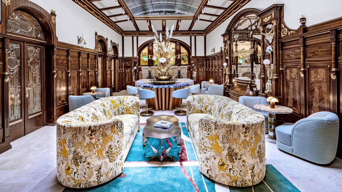 Striking interiors.