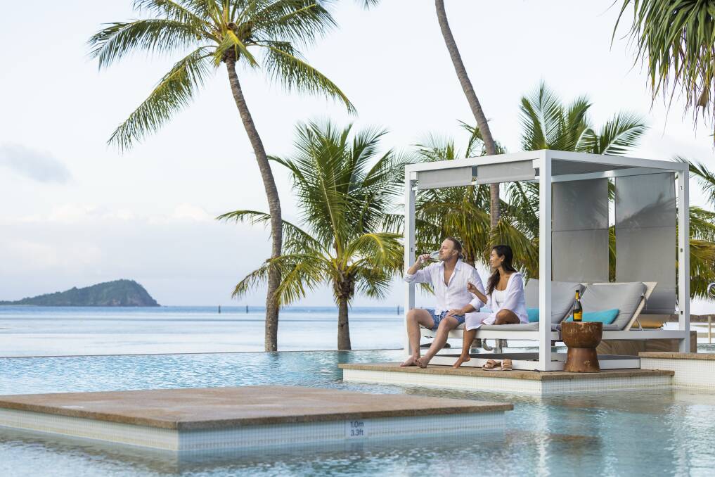 Overwater on Hayman Island on the Great Barrier Reef. Picture: Tourism and Events Queensland Overwater on Hayman Island on the Great Barrier Reef. Picture: Tourism and Events Queensland