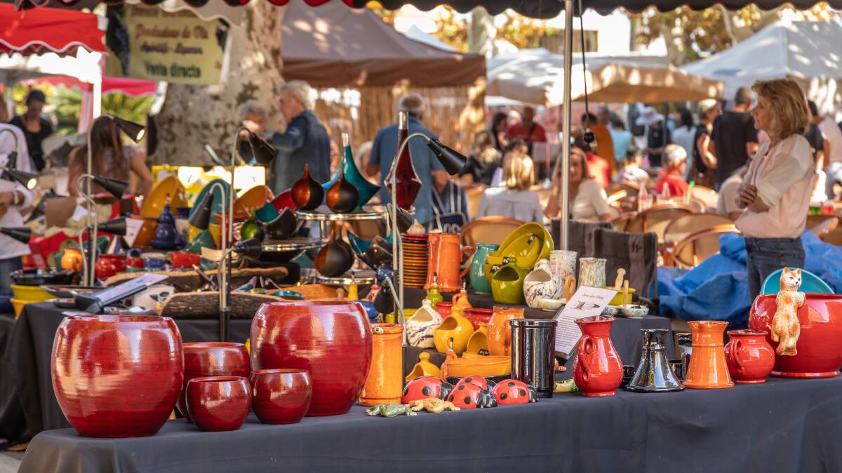 An artisan market in the Balagne region. Picture: Getty Images An artisan market in the Balagne region. Picture: Getty Images