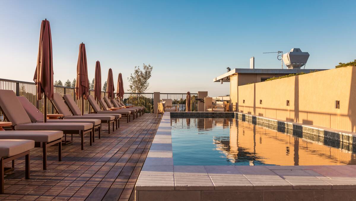 Poolside at Hotel Marvell.