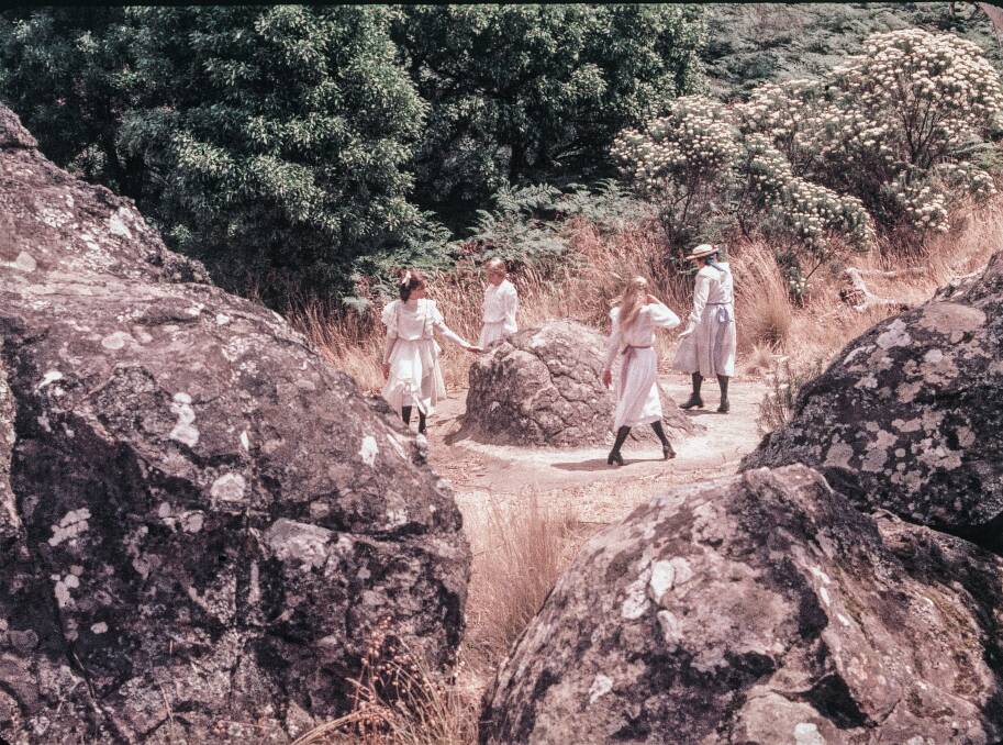 The ethereal stars of Picnic at Hanging Rock in the foothills of the Rock. The ethereal stars of Picnic at Hanging Rock in the foothills of the Rock.