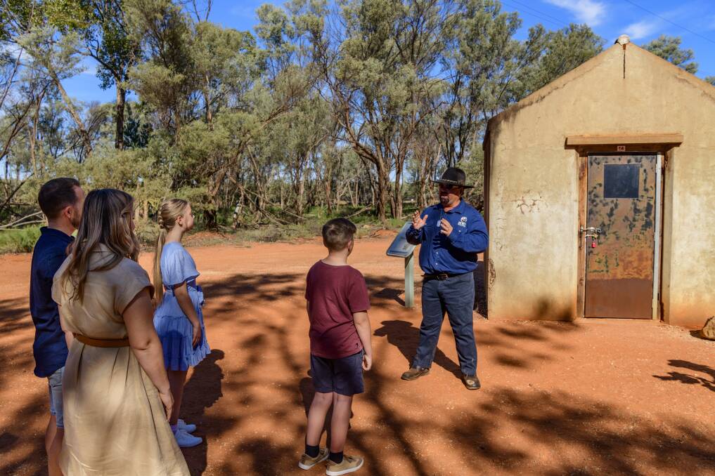 Touring the secret World War II base. Picture: Tourism and Events Queensland Touring the secret World War II base. Picture: Tourism and Events Queensland