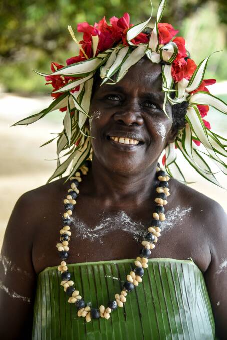 Locals around Gizo still live traditional lifestyles. Picture: Solomons Tourism Locals around Gizo still live traditional lifestyles. Picture: Solomons Tourism