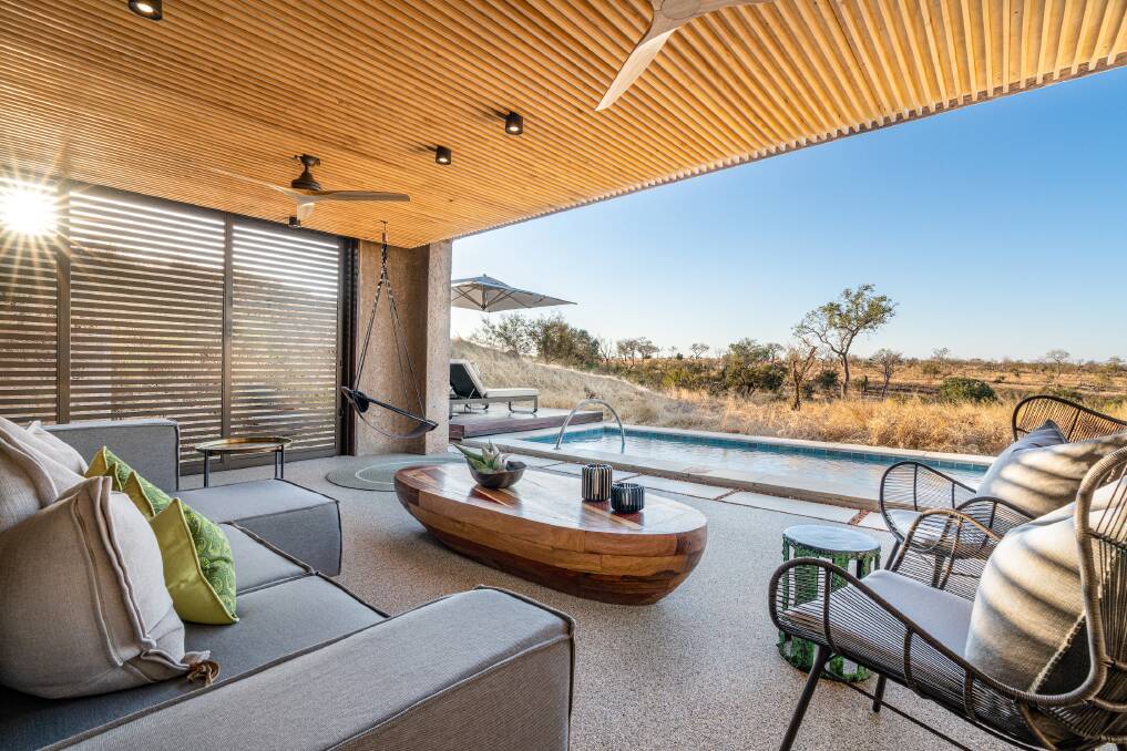 An Earth Lodge terrace lounge. An Earth Lodge terrace lounge.
