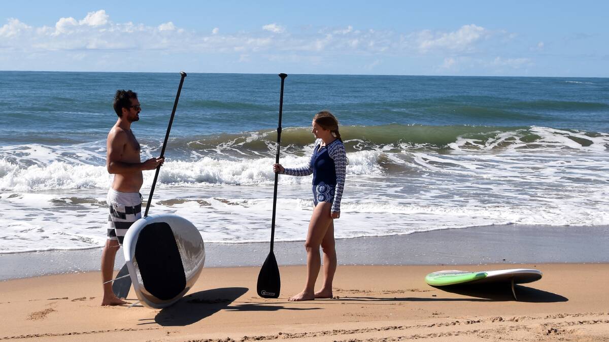 Beachside adventure.