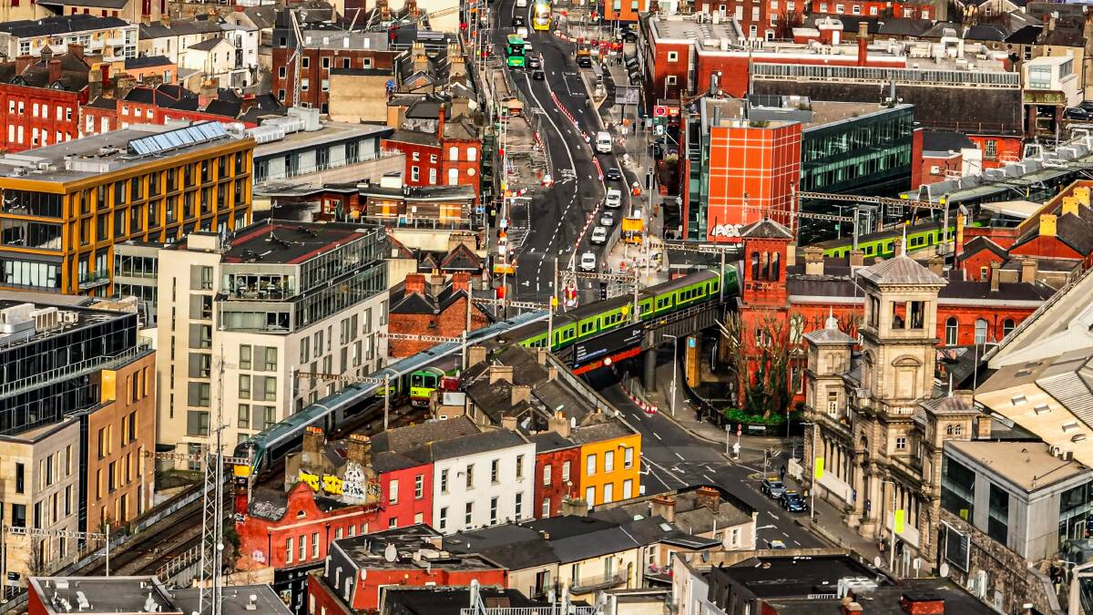 A train line in Dublin. Picture by Getty Images A train line in Dublin. Picture by Getty Images