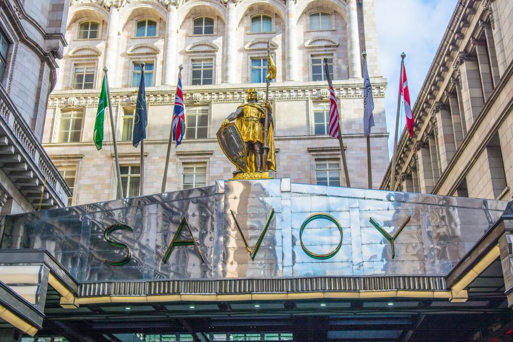 The uber-luxe Savoy hotel in London. Picture: Shutterstock The uber-luxe Savoy hotel in London. Picture: Shutterstock