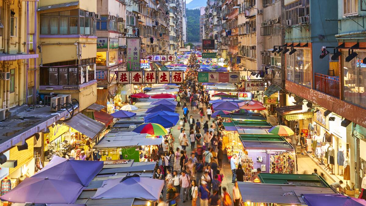 Mongkok markets.