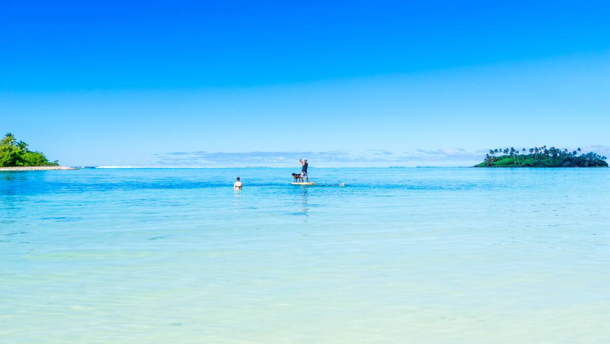 Muri Beach lagoon. Picture: Zhang Da Qiang