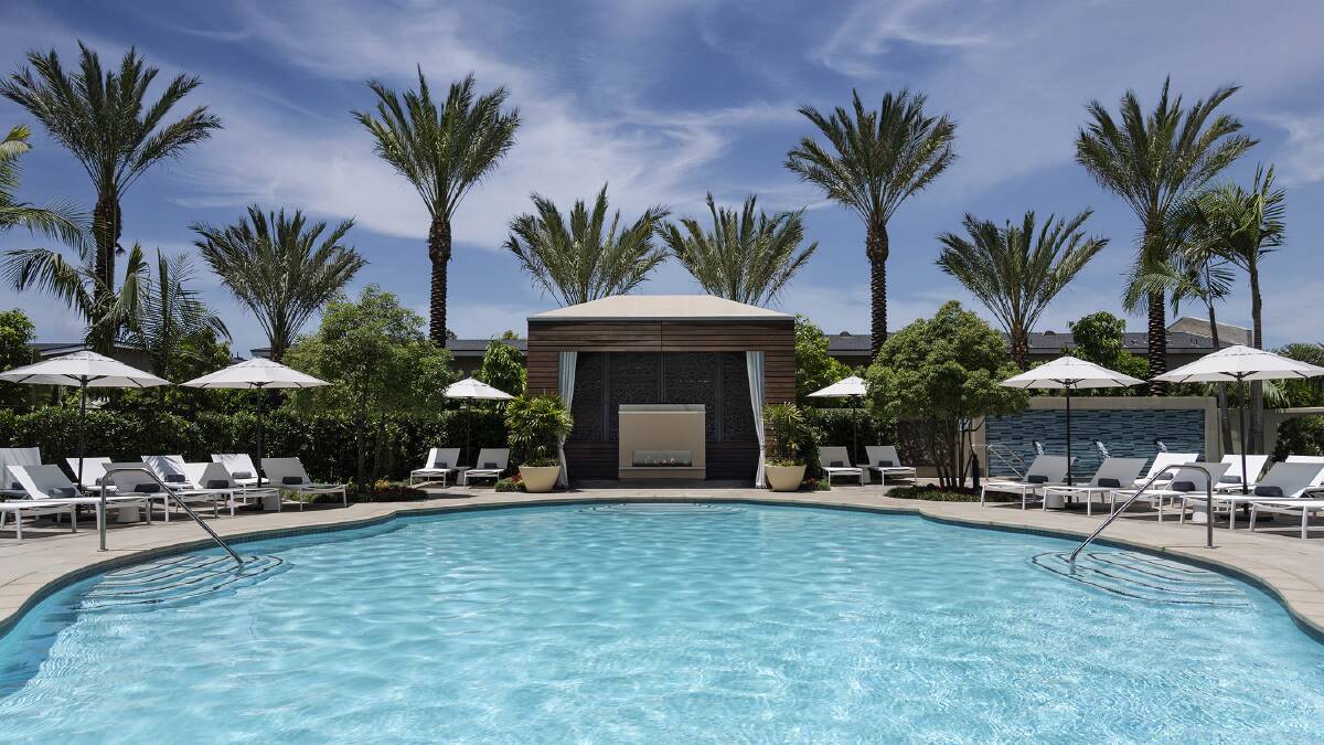 Poolside. Poolside.