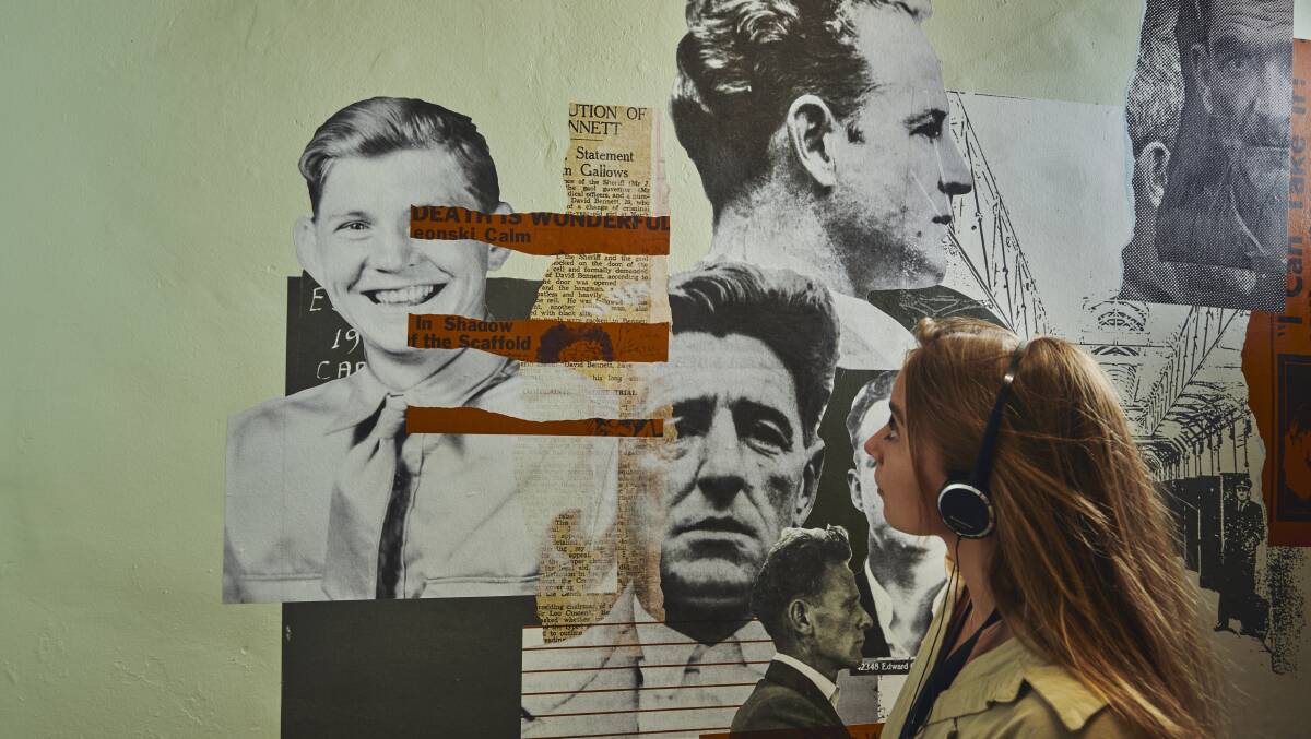 A collage on one of the walls. A collage on one of the walls.