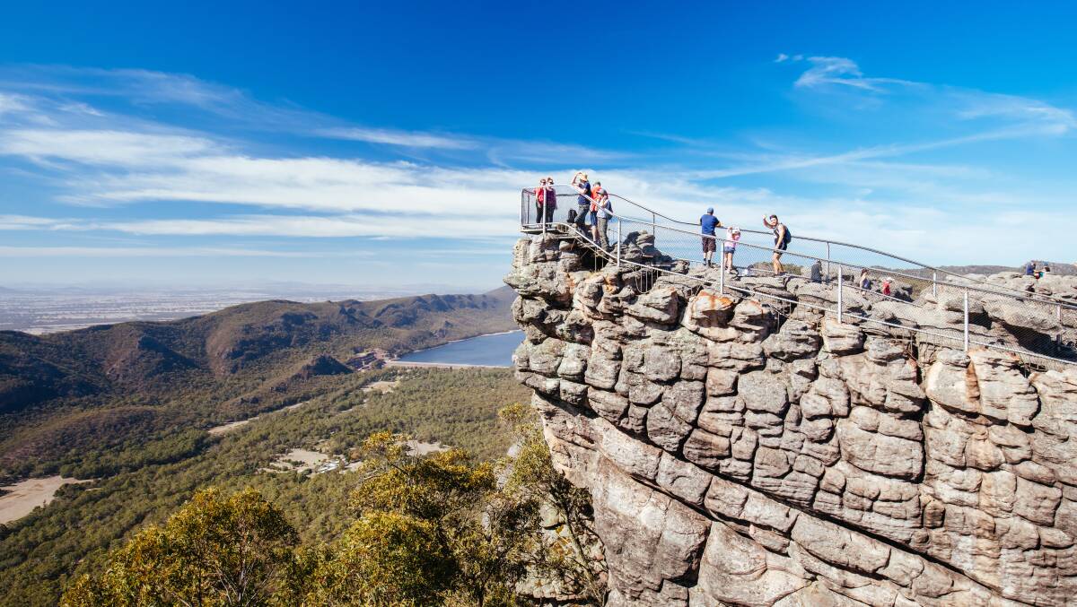 Views from Pinnacle Lookout, Grampians National Park. Picture: Getty Images Views from Pinnacle Lookout, Grampians National Park. Picture: Getty Images