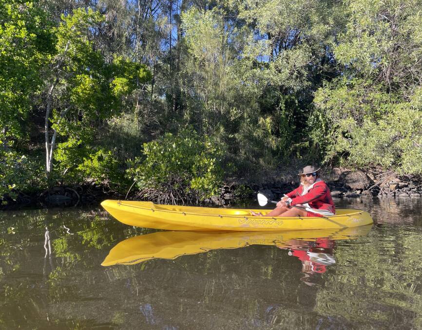 Vince Young on Weyba Creek. Picture by Sarah Maguire