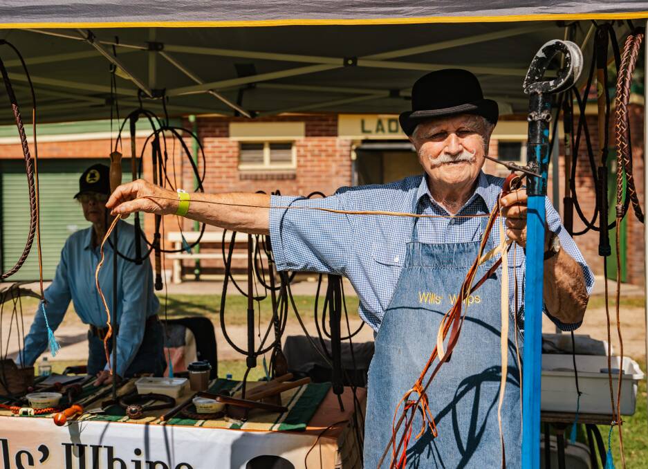 An exhibitor at the annual heritage trades weekend. An exhibitor at the annual heritage trades weekend.
