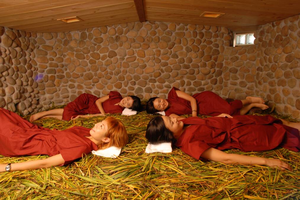 Onsen therapy.