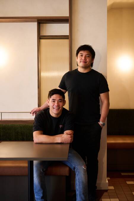 Benn and Mork Ratanakosol at Minima restaurant. Picture supplied