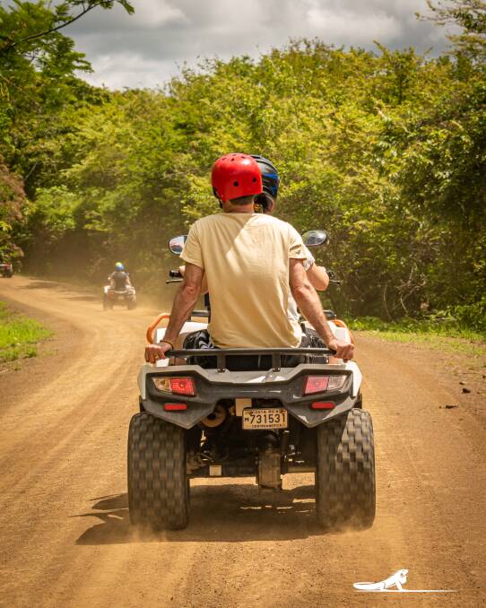 The easiest way to get around is on quad bike. The easiest way to get around is on quad bike.