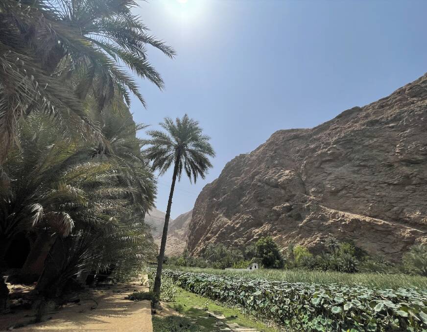 Wadi Shab. Picture: Matthew Brace