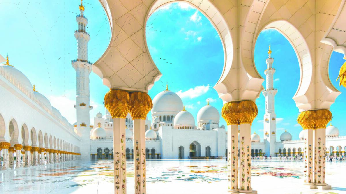 Sheikh Zayed Grand Mosque. Picture: Shutterstock Sheikh Zayed Grand Mosque. Picture: Shutterstock
