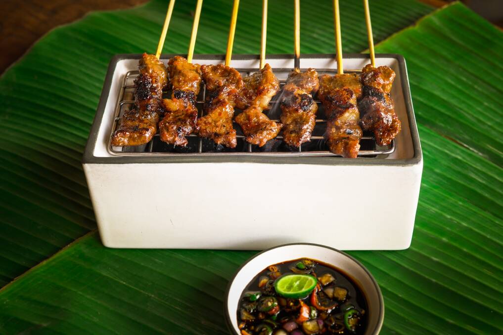 Sate Rembiga at Nusantara restaurant. Sate Rembiga at Nusantara restaurant.