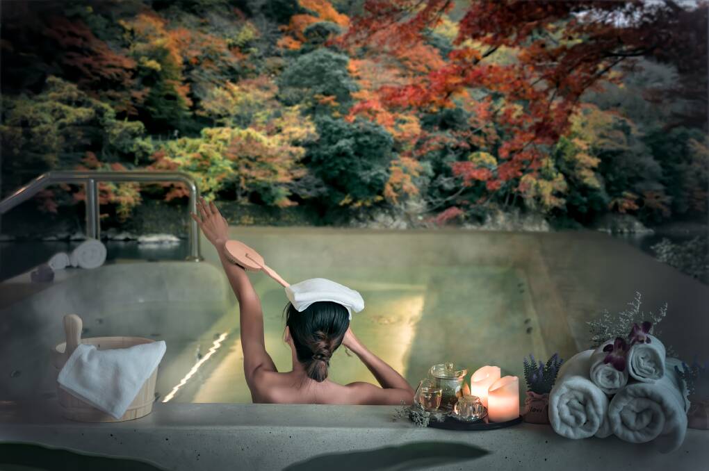 Onsen bathing is an art form. Picture: Getty Images Onsen bathing is an art form. Picture: Getty Images