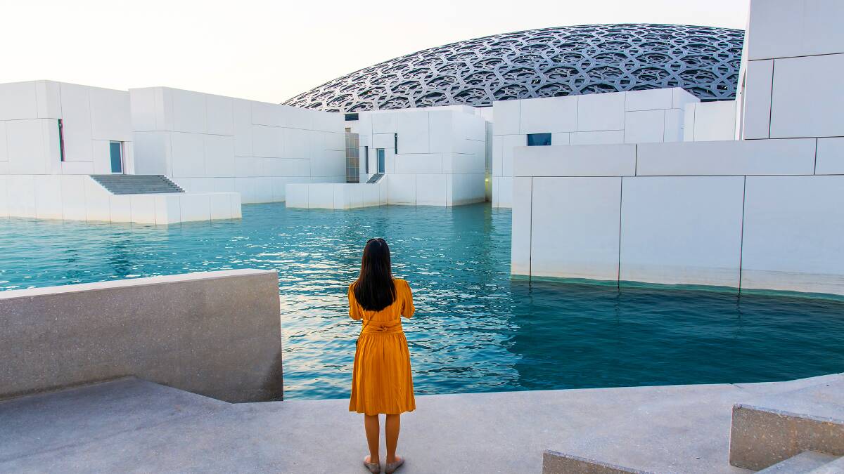 The Louvre Abu Dhabi. The Louvre Abu Dhabi.