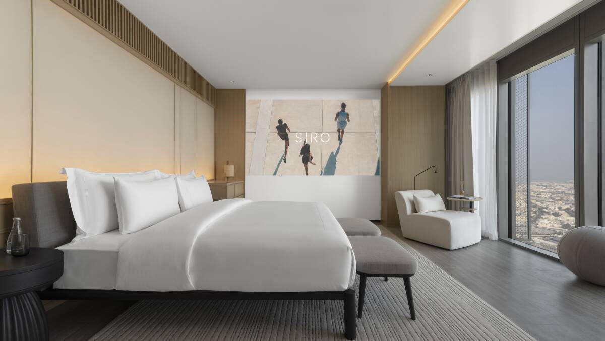A guest room at SIRO One Za'abeel.